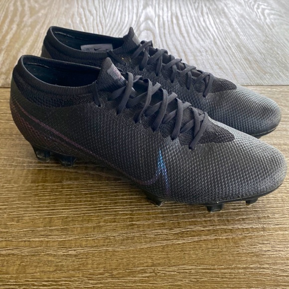 Nike Mercurial Vapor 7 - Black/black            Size 7.5 US Men - Picture 1 of 3